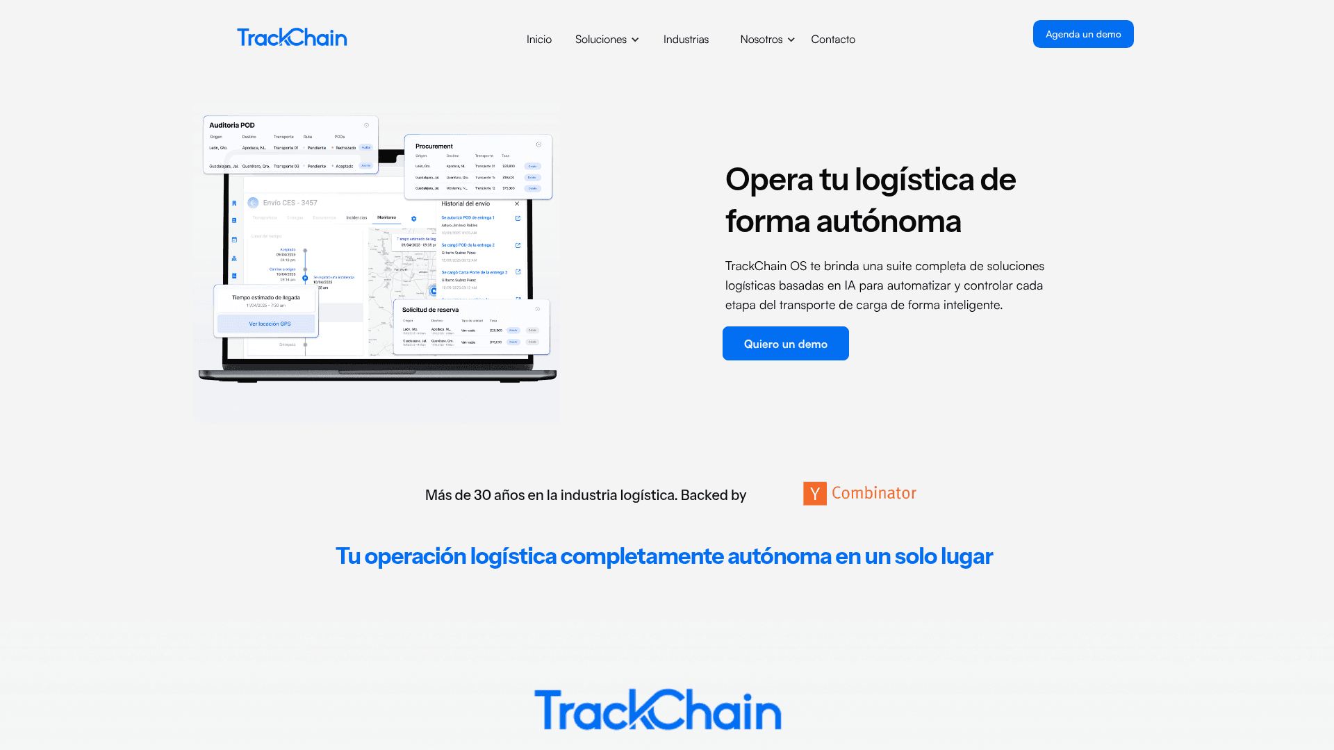 TrackChain screenshot