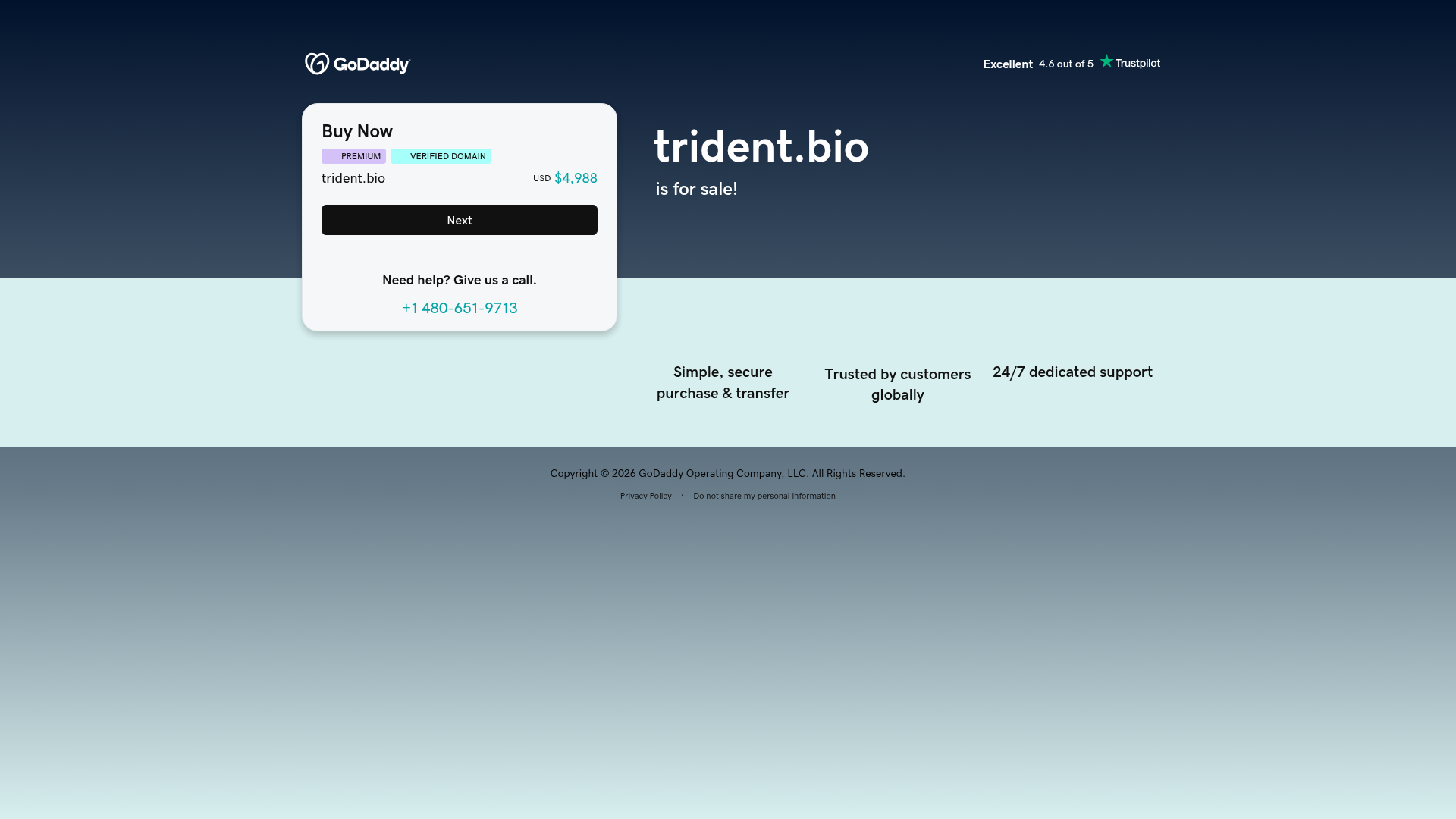 Trident Bioscience screenshot