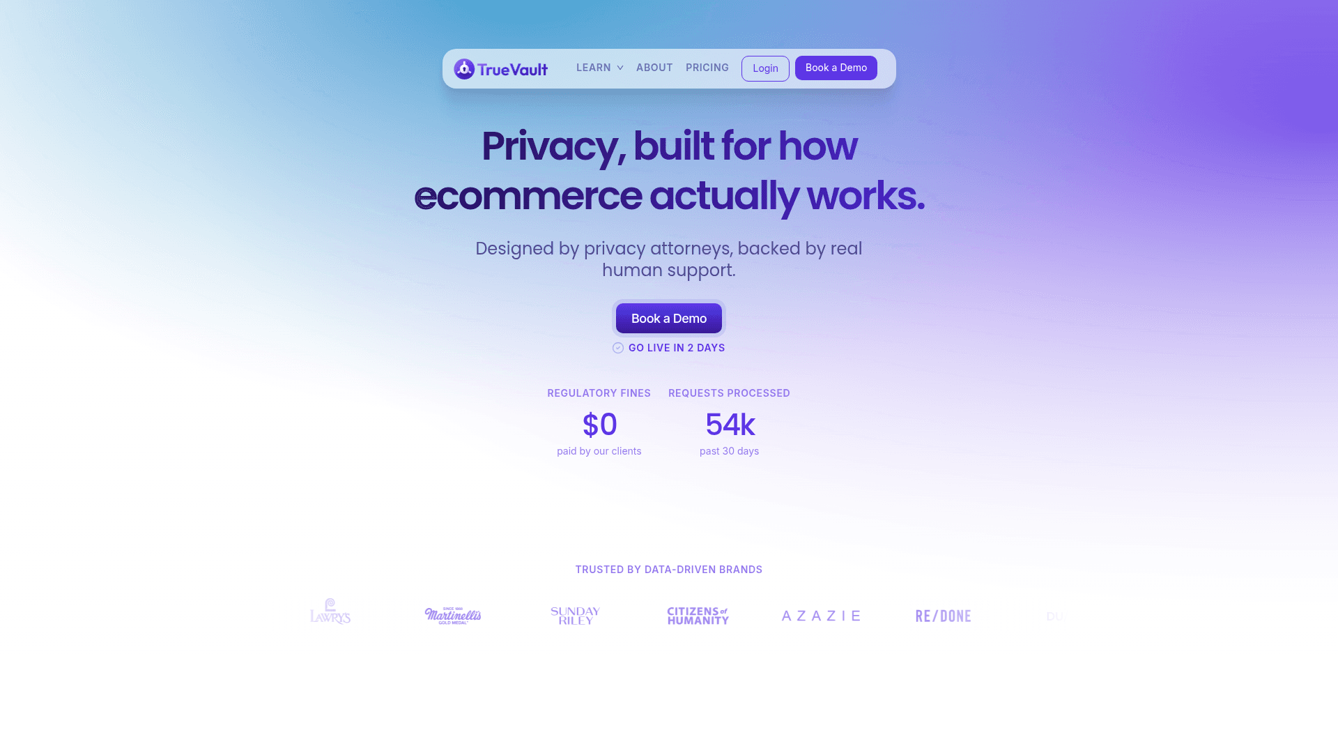 TrueVault screenshot