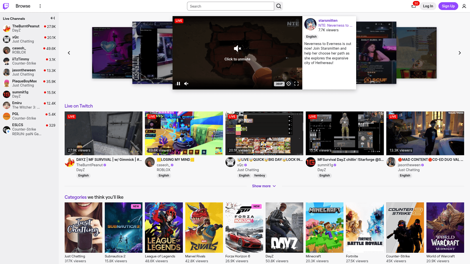 Twitch screenshot