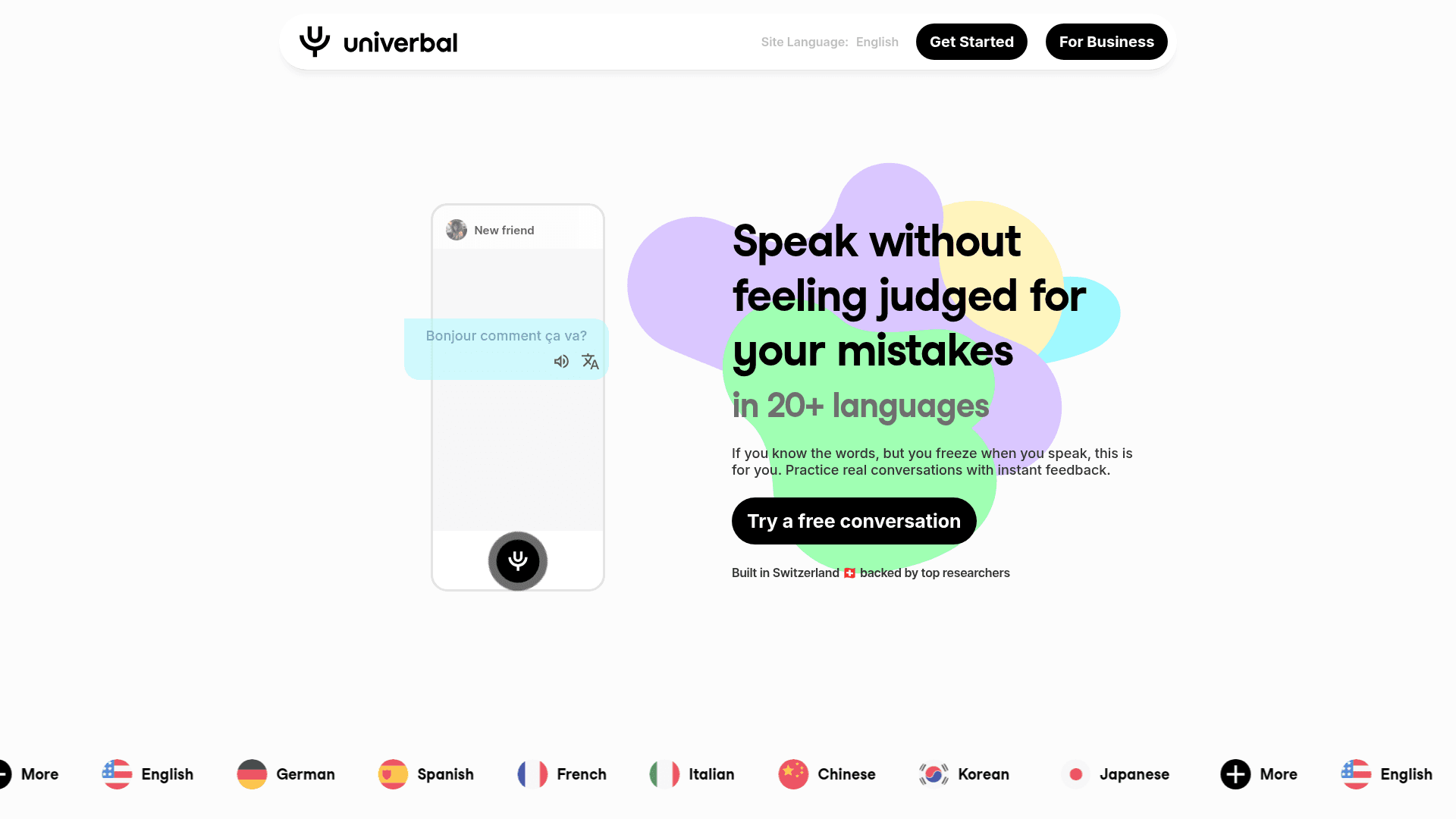 Univerbal screenshot