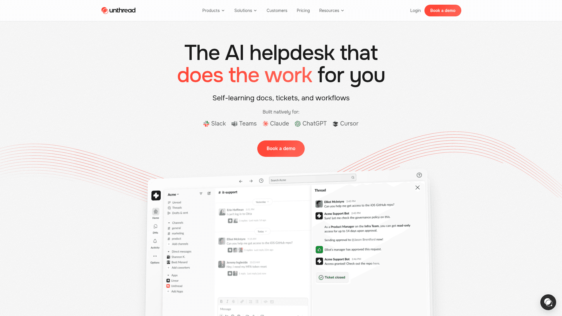 Unthread screenshot