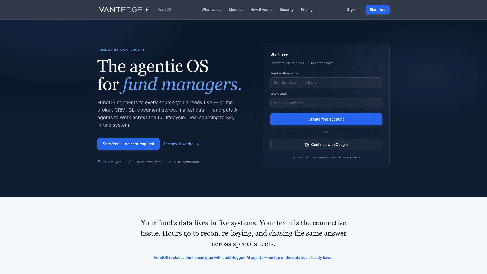 VantedgeAI screenshot