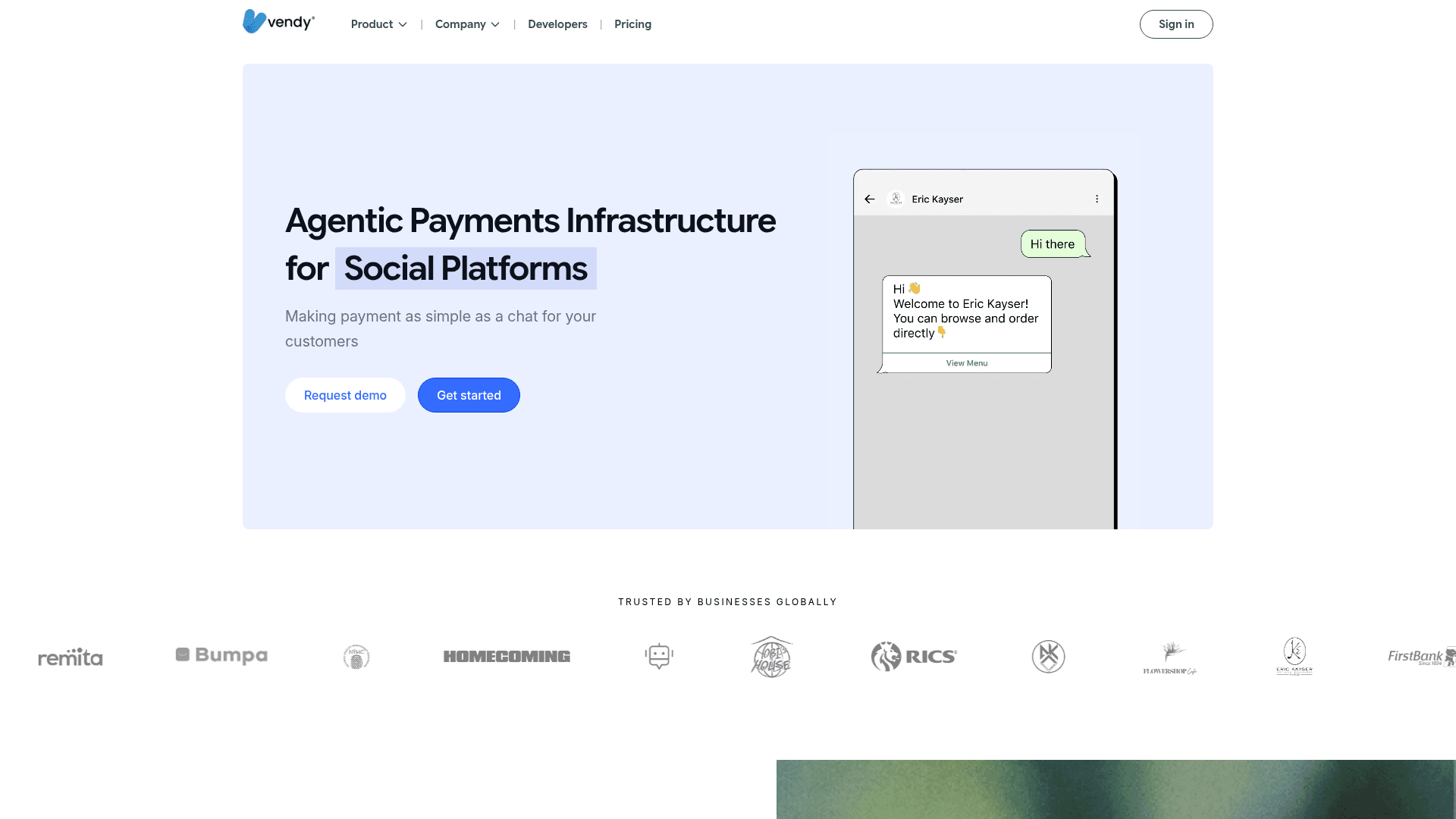 Vendy screenshot