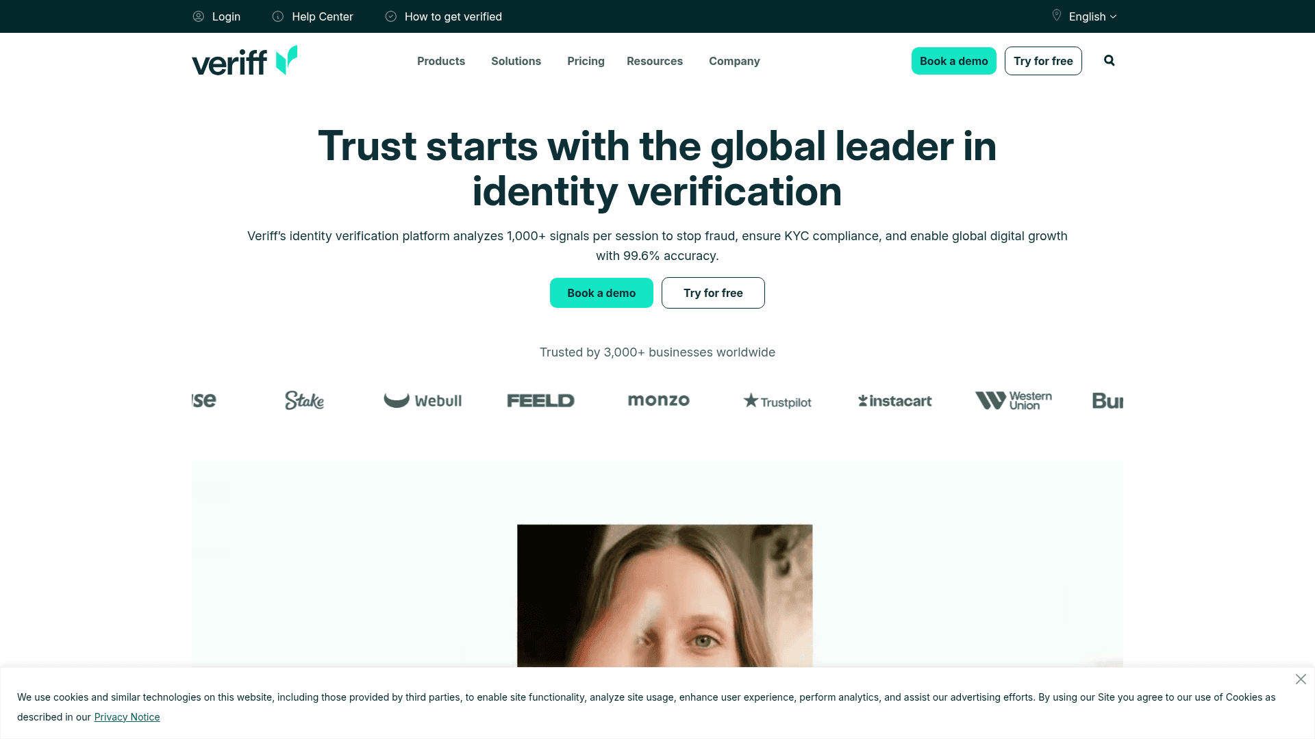 Veriff screenshot