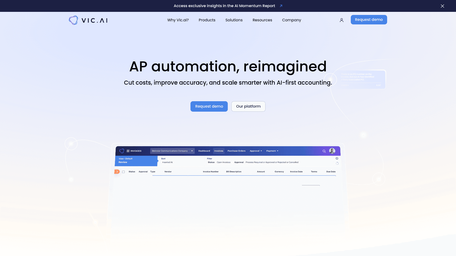 Vic.ai screenshot