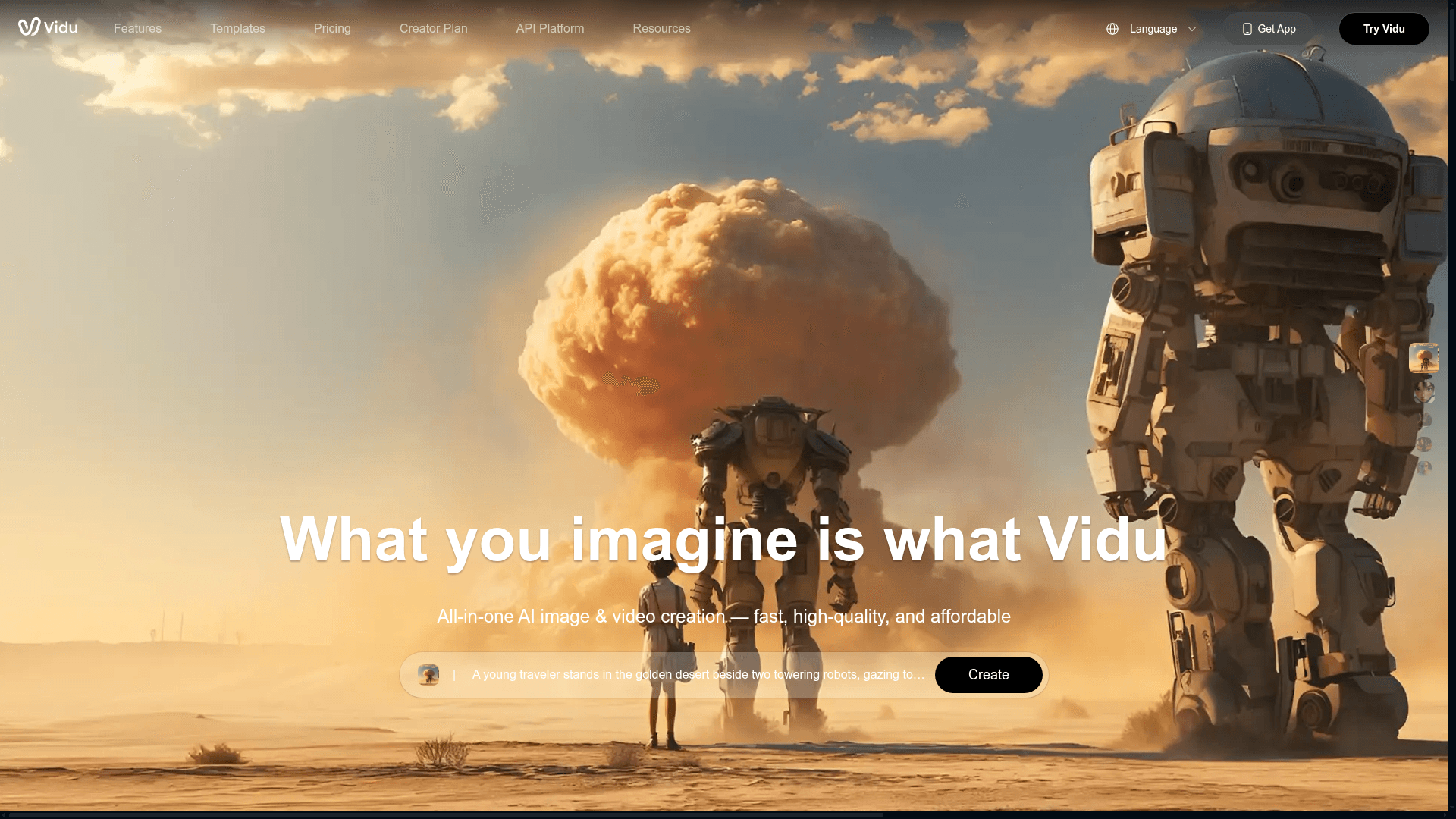 Vidu screenshot