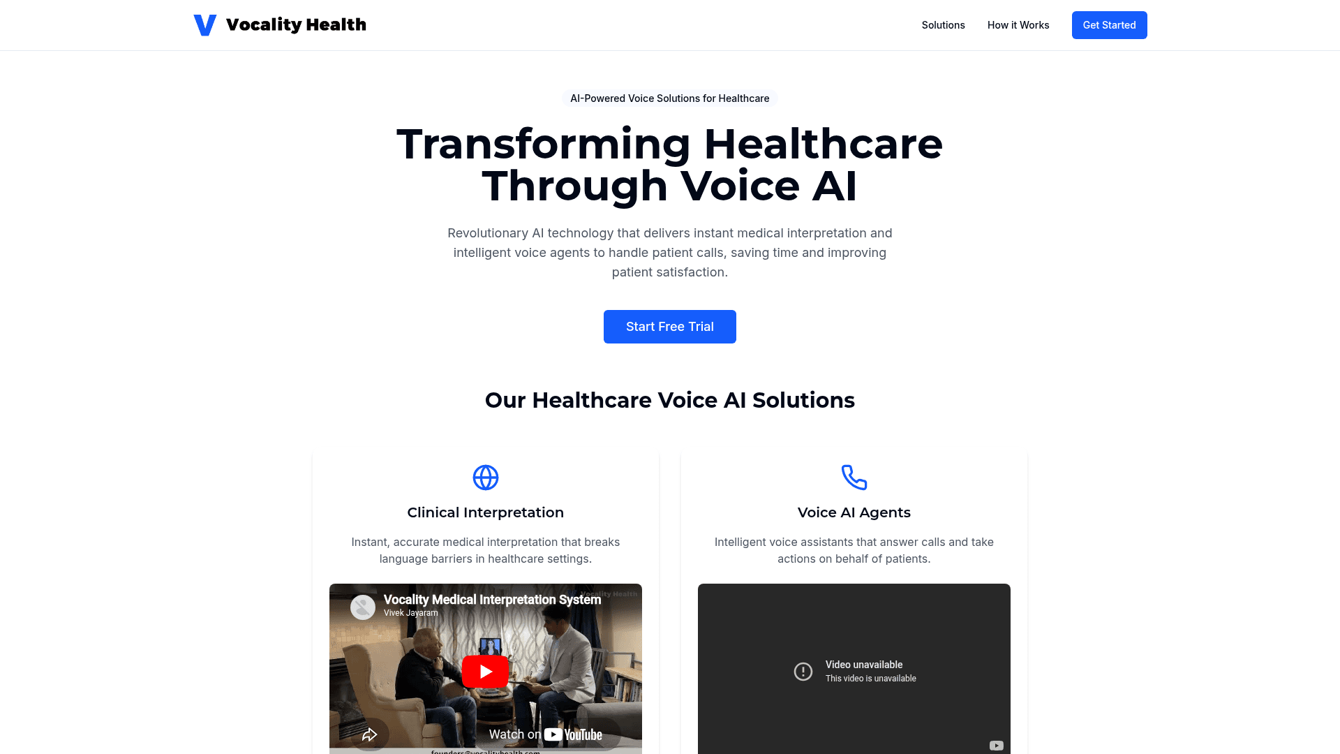 Vocality Health screenshot