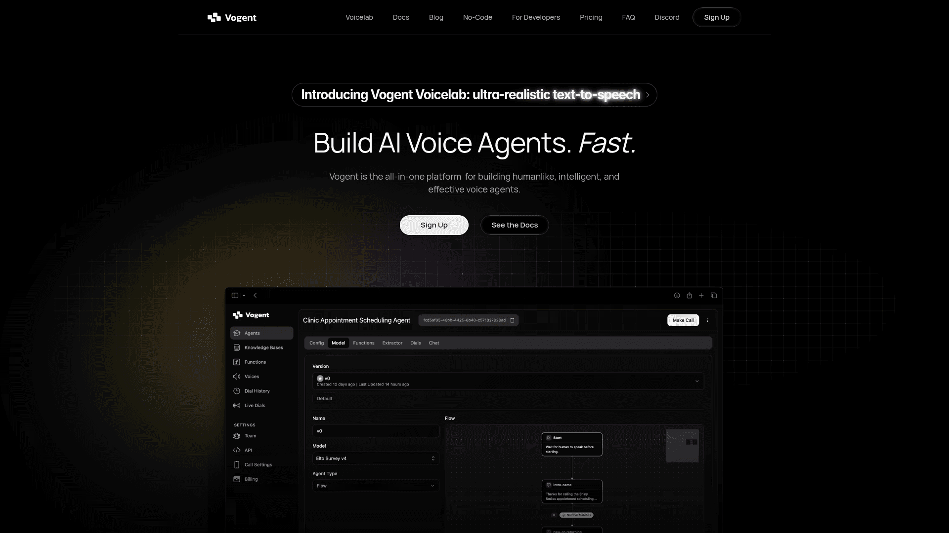 Vogent screenshot