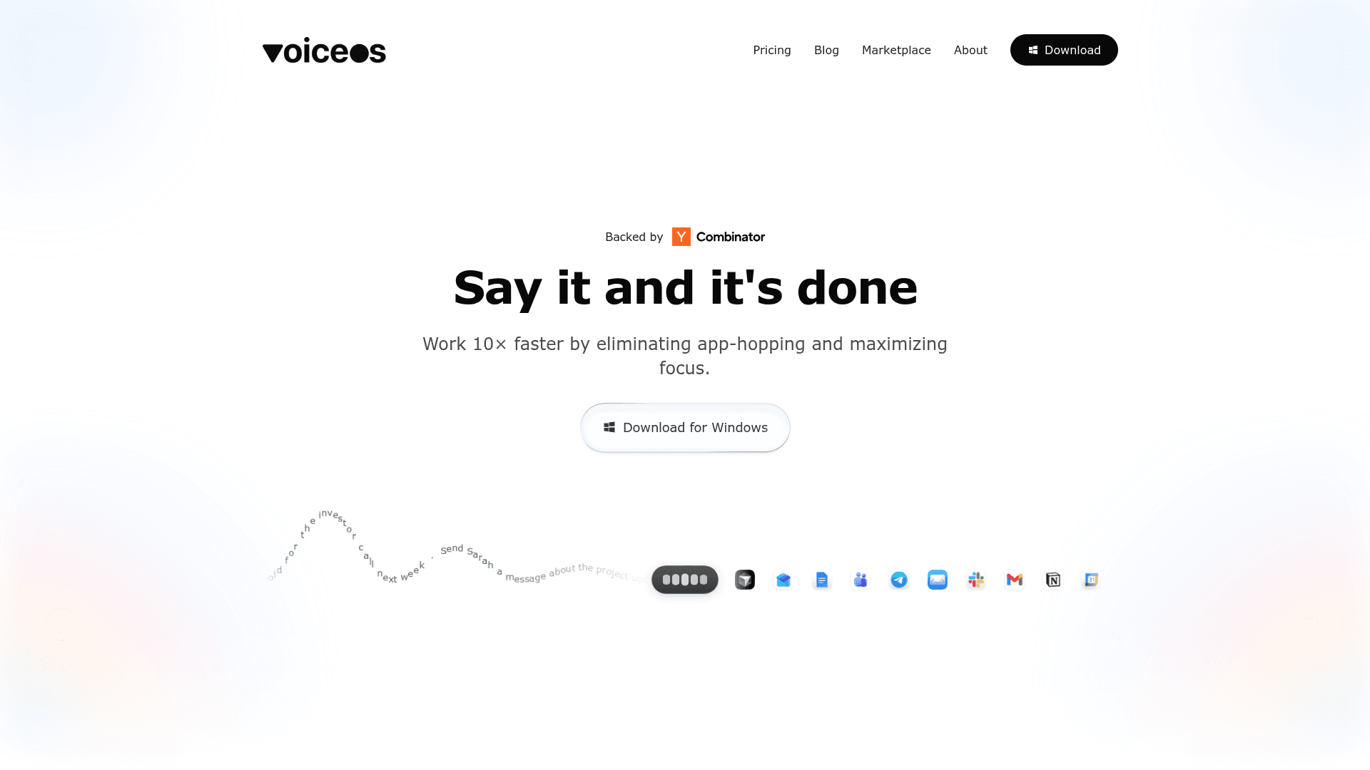VoiceOS screenshot