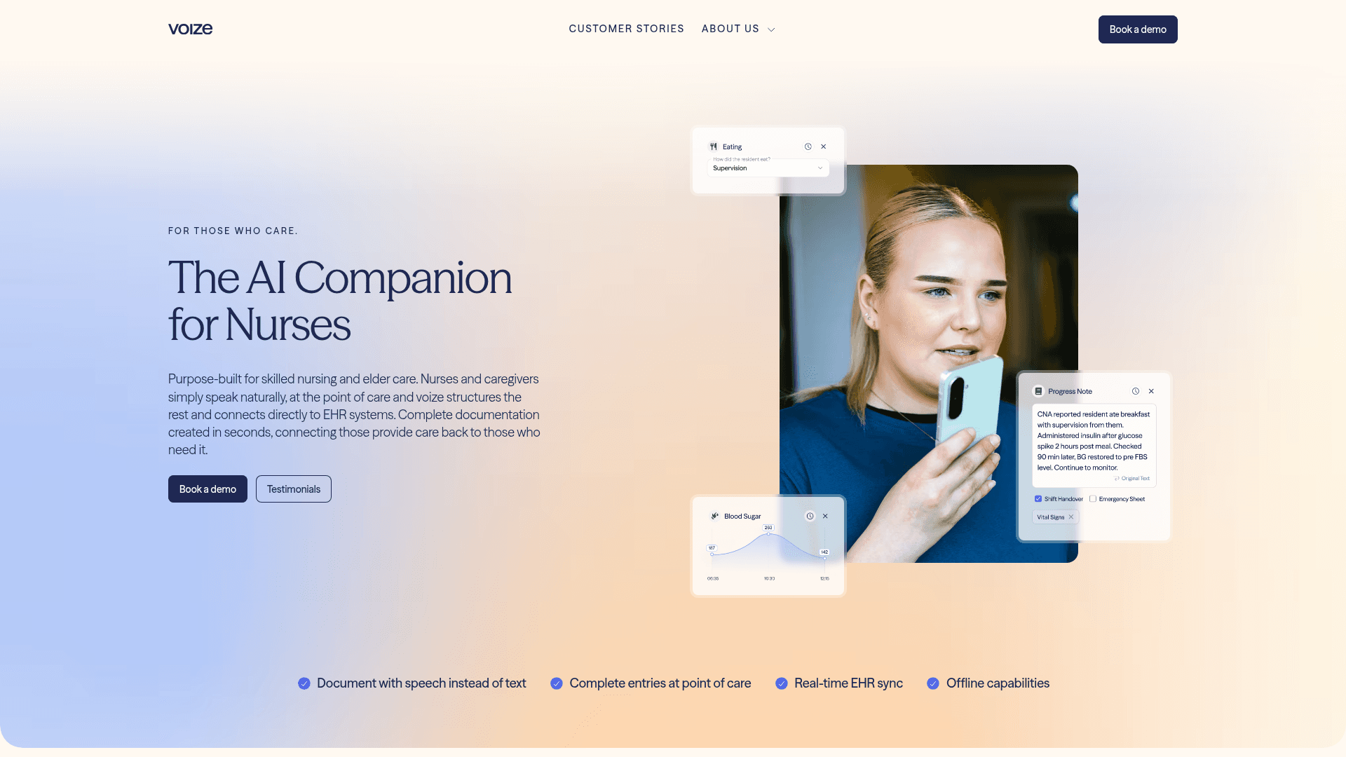 voize screenshot