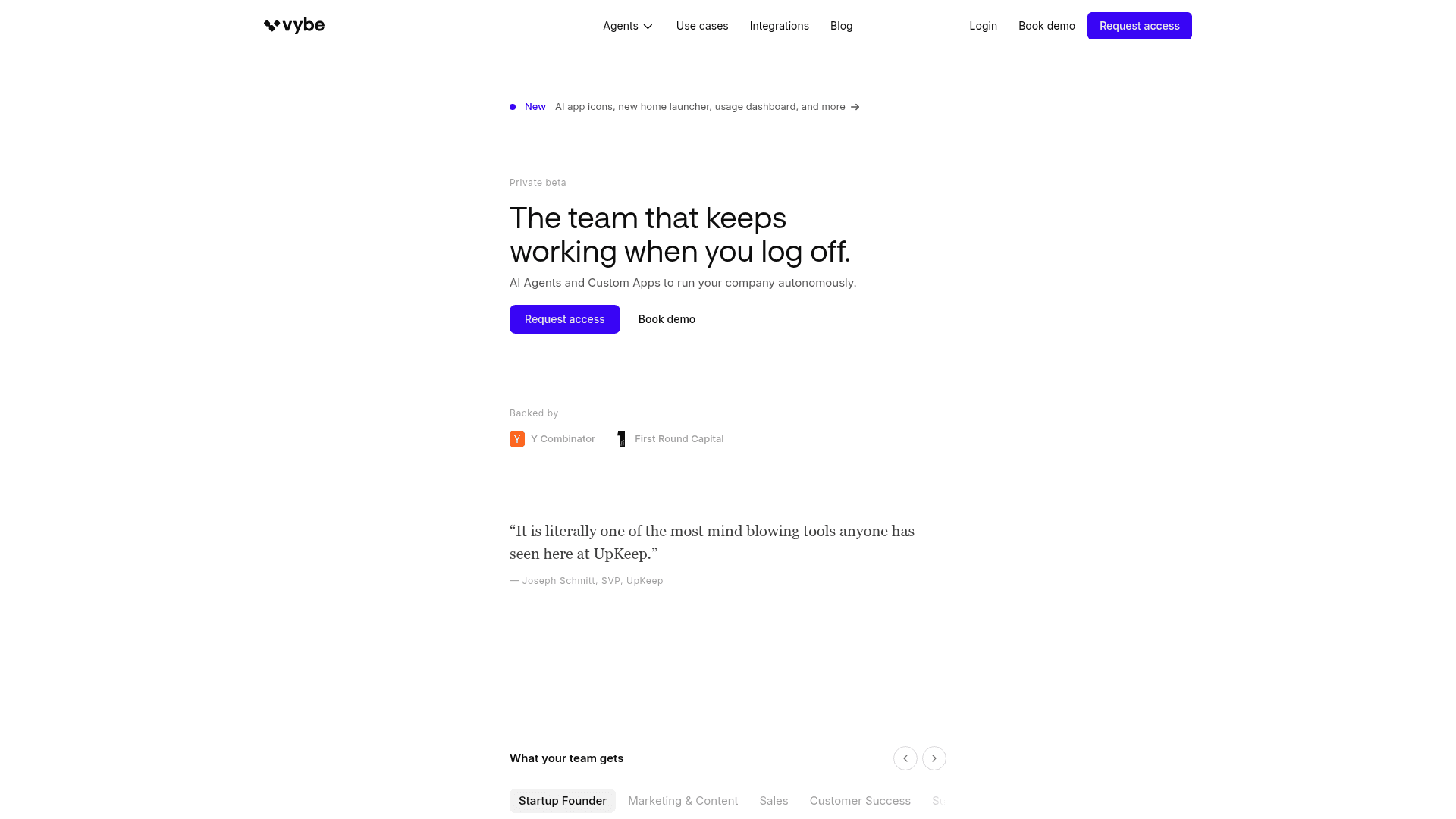 Vybe screenshot