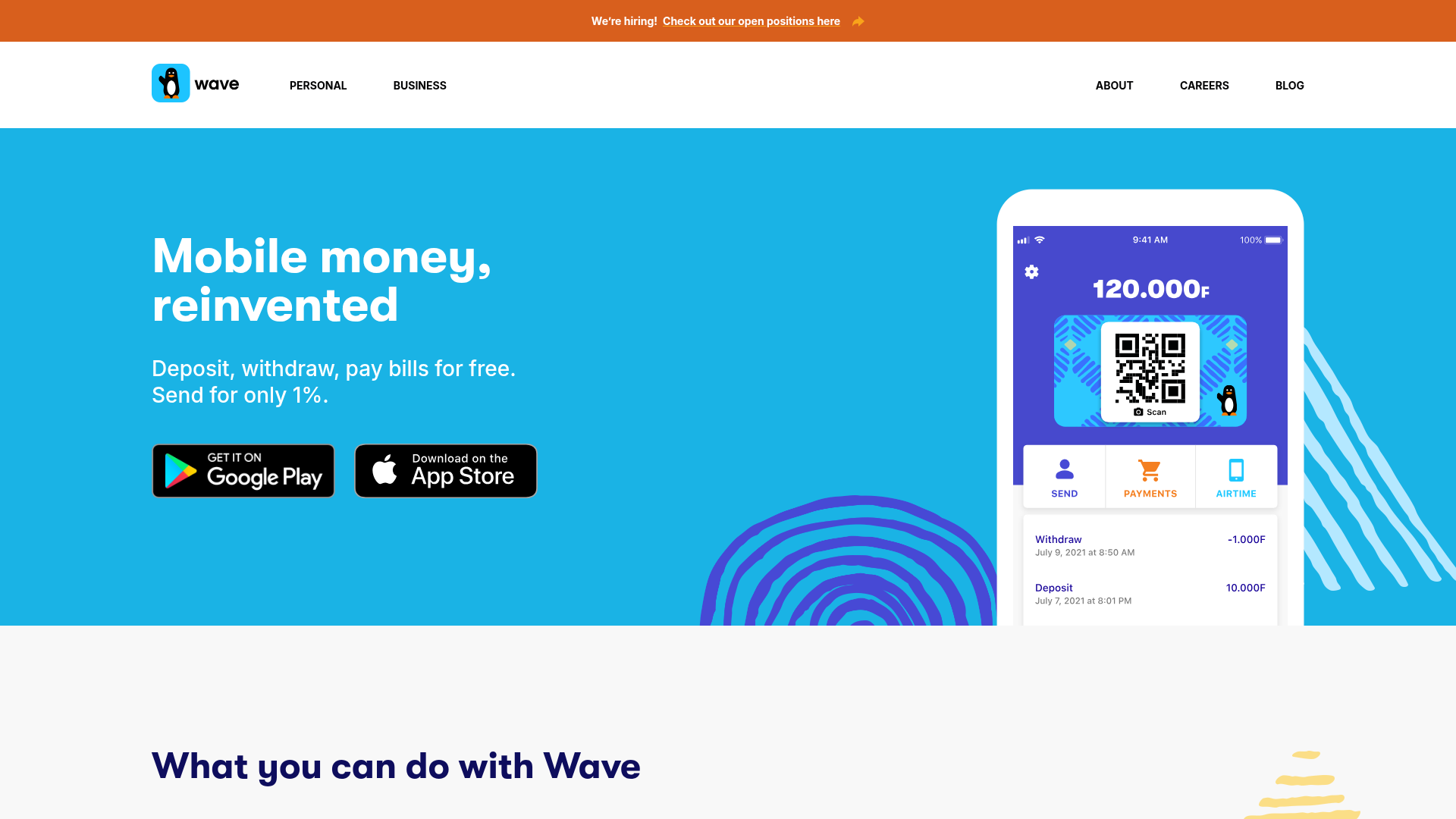 Wave screenshot