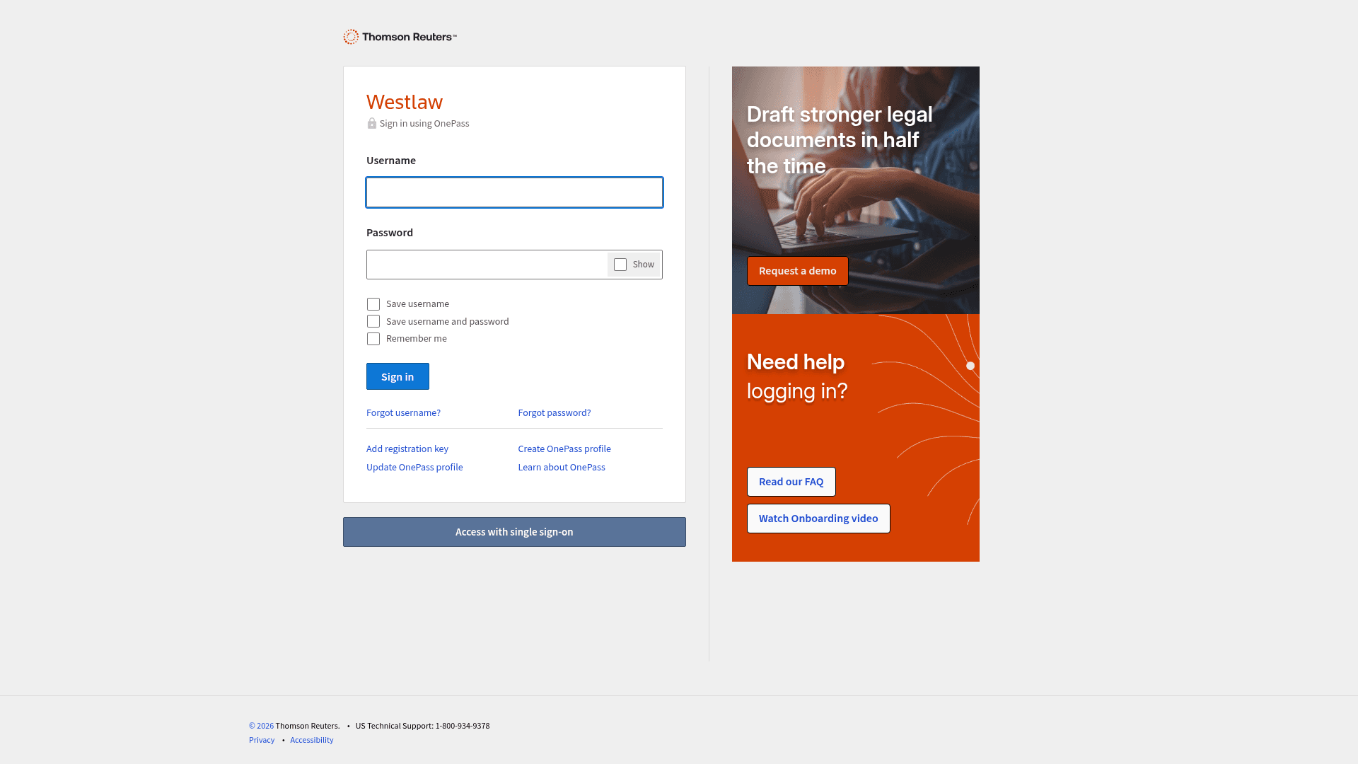 Westlaw Precision screenshot