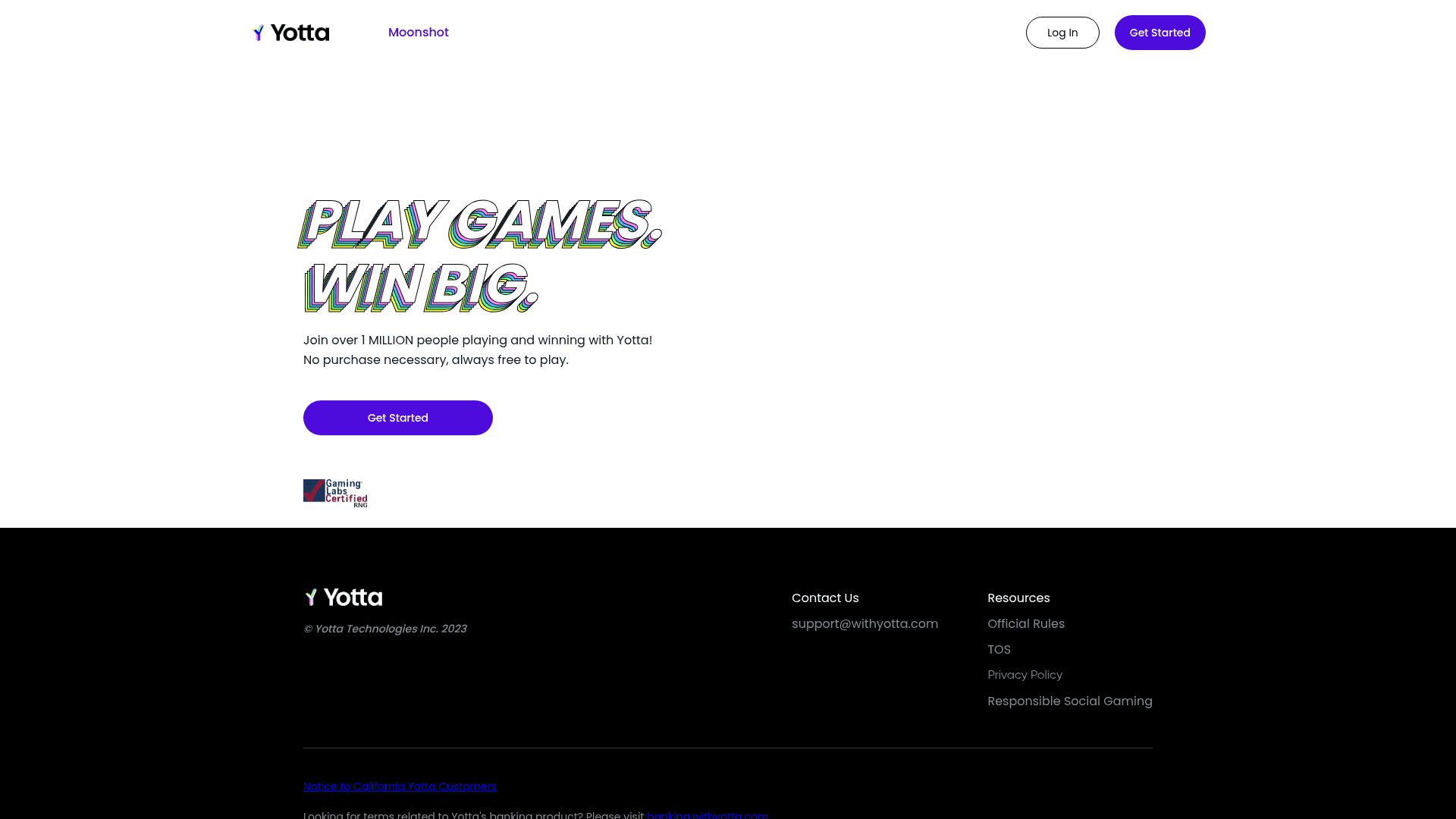Yotta screenshot