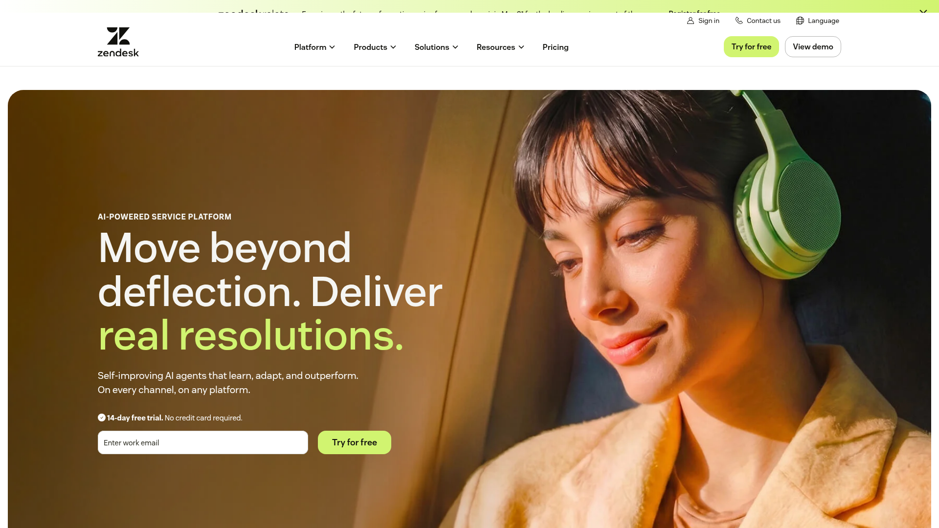 Zendesk screenshot
