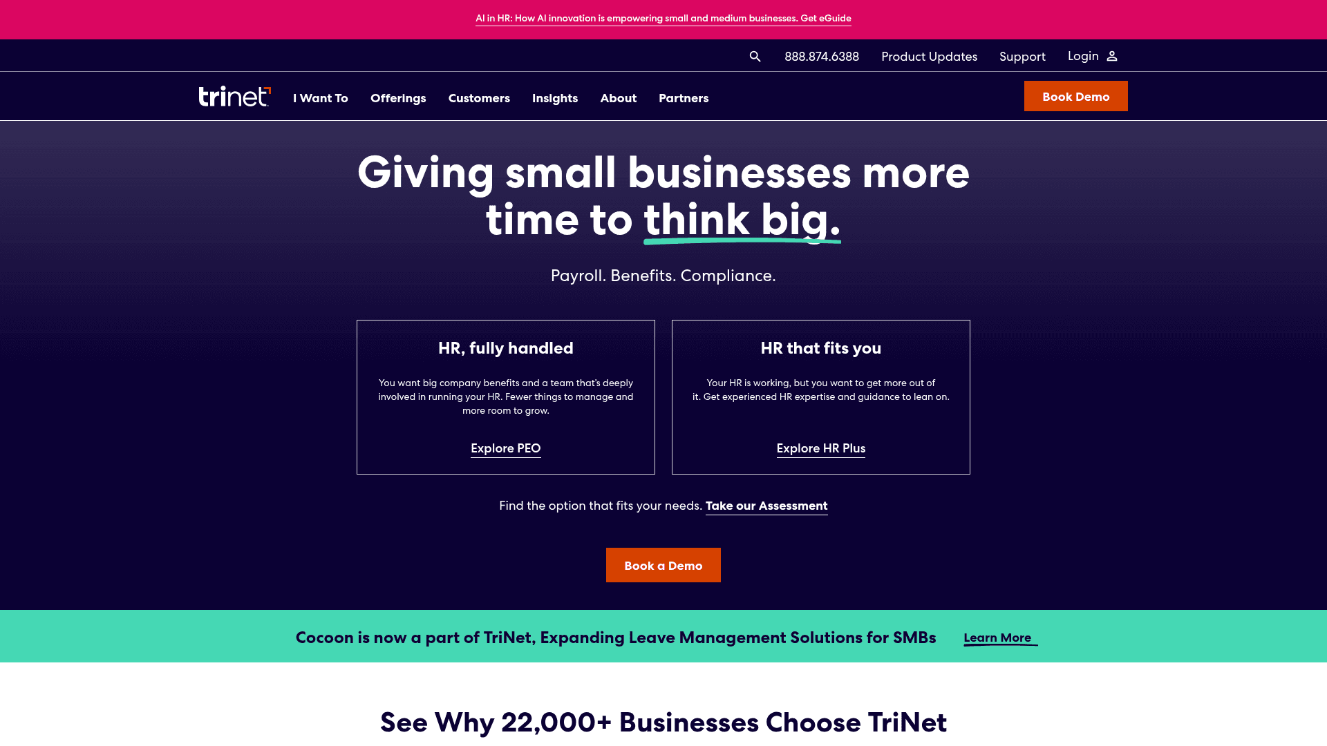 Zenefits screenshot