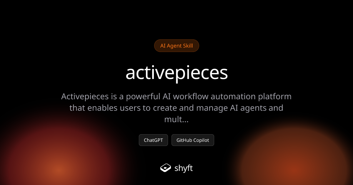 Activepieces - AI Workflow Automation Platform