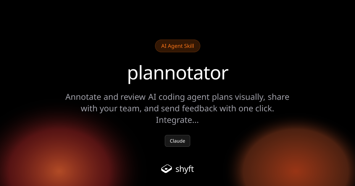 Plannotator - Visual Plan Review for AI Coding