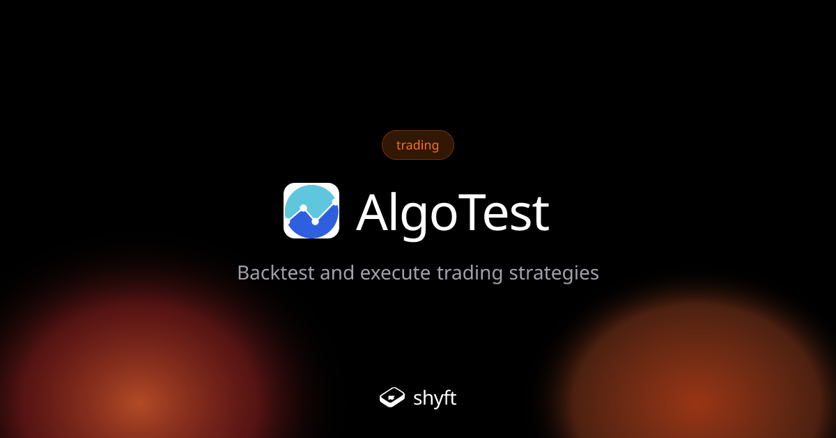 AlgoTest pricing: from $49/mo (2026) | Shyft