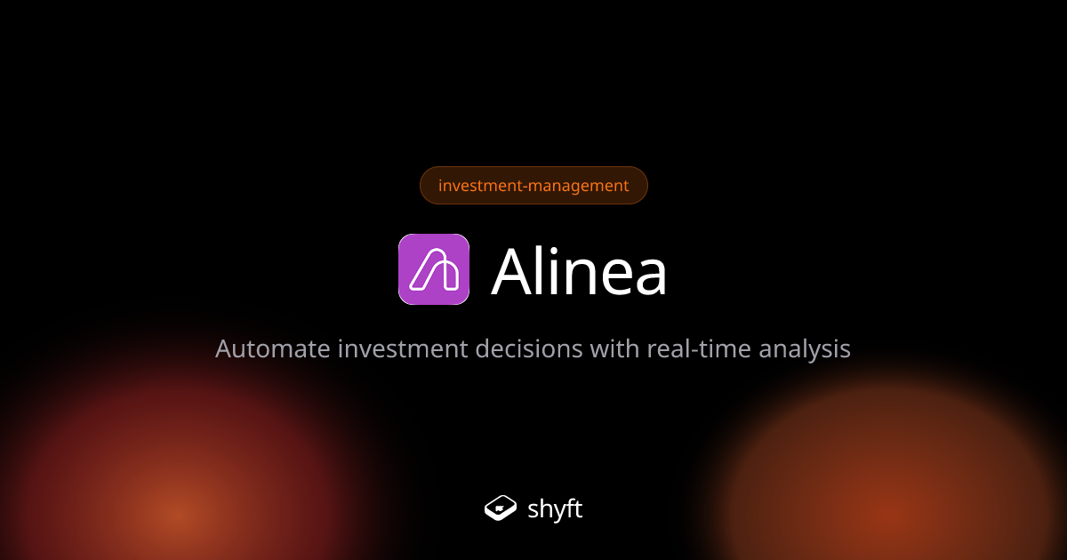 Alinea: Automated portfolio management | Shyft