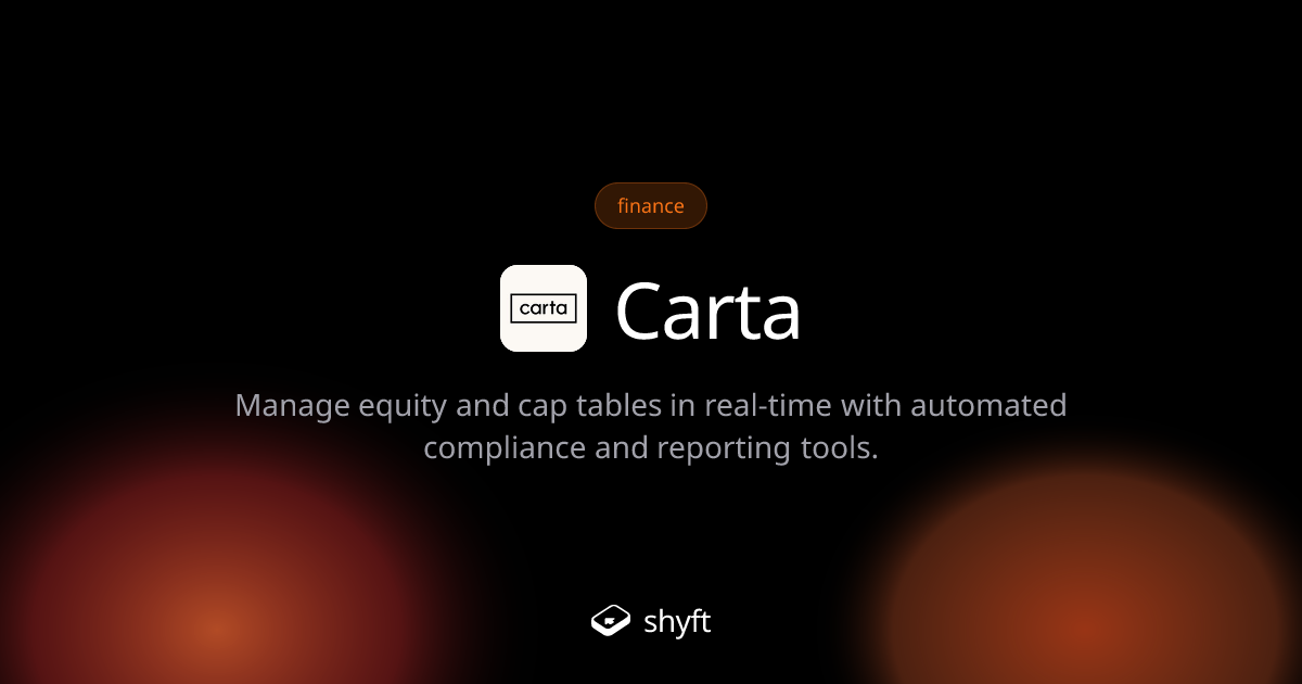 carta equity management and cap table software | Shyft