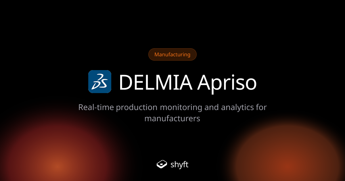 DELMIA Apriso: Manufacturing execution system | | Shyft
