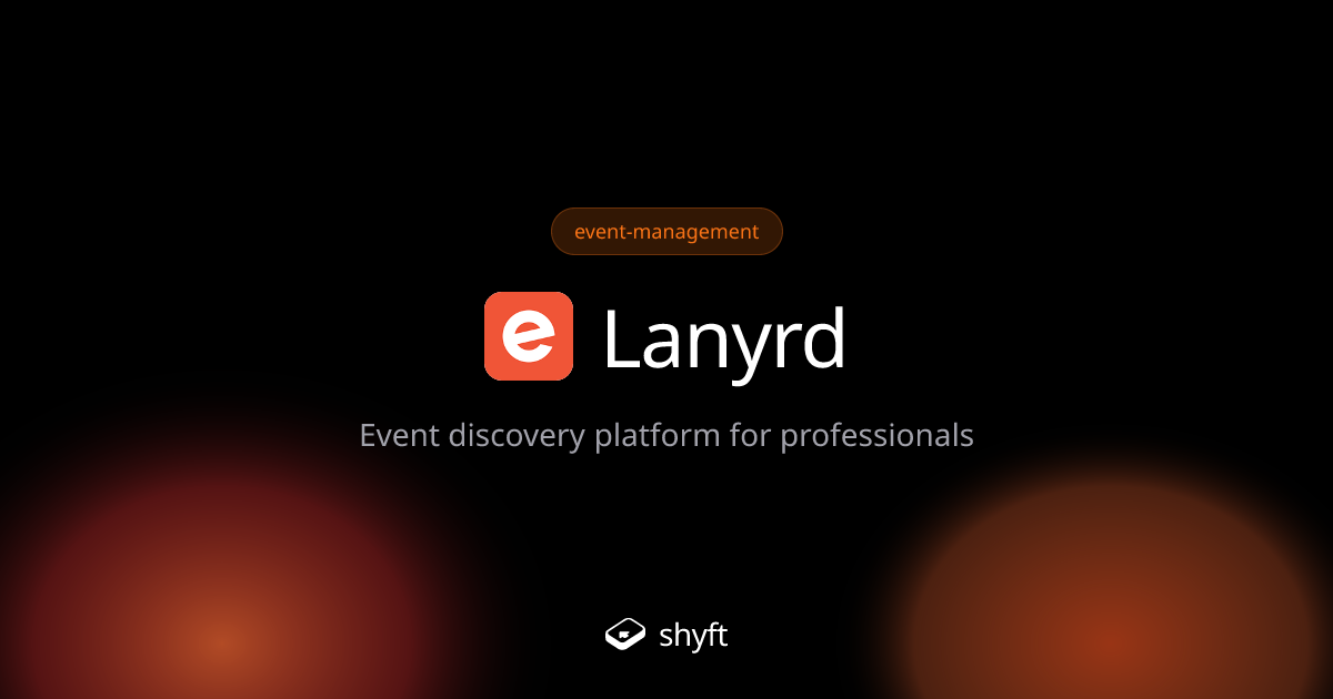 Lanyrd: Industry conference discovery and scheduling | Shyft