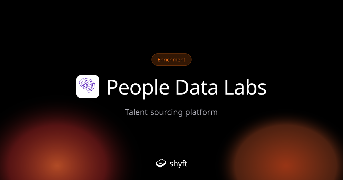 Talent sourcing with people data labs | Shyft